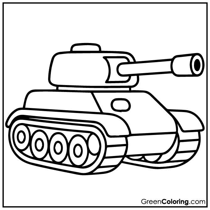 10 Tank Coloring Pages (Download Free Printable PDF)