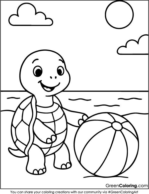 Summer Coloring Pages