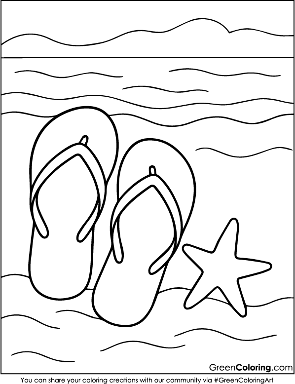 Download Free Printable Summer Coloring Pages PDF