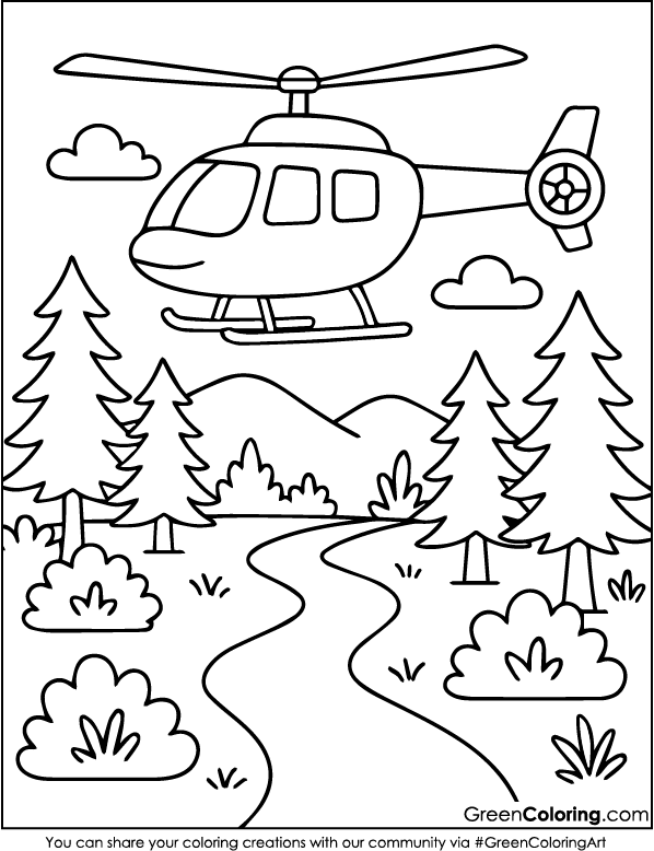 Free Printable Airplane Coloring Pages