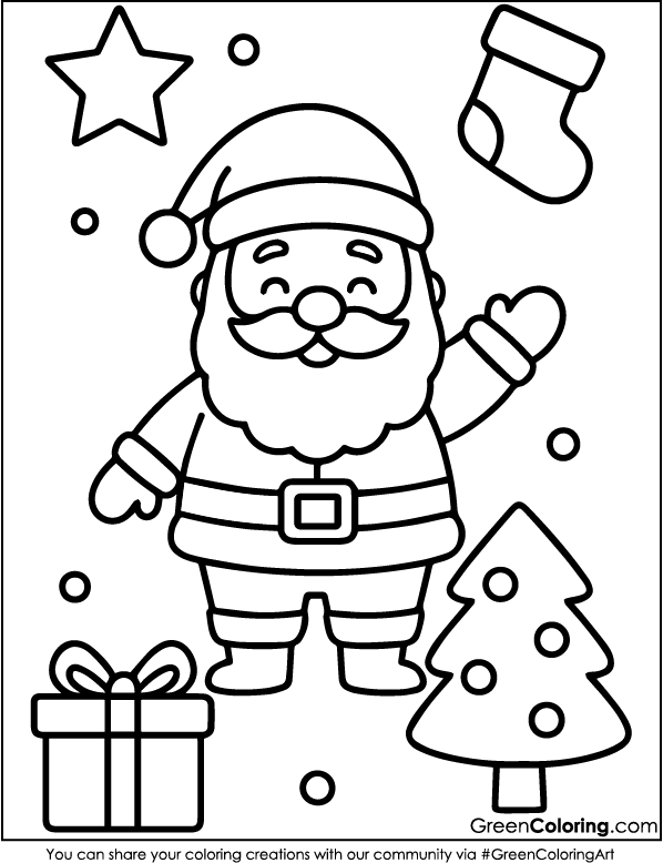 Christmas Coloring Pages PDF