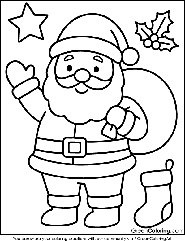 Christmas Coloring Pages PDF