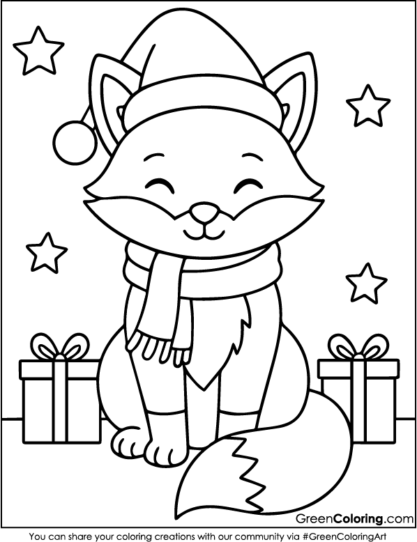 Merry Christmas Coloring Pages PDF