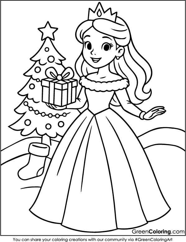 Christmas Coloring Page