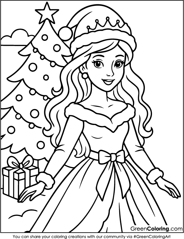 Christmas Coloring Page