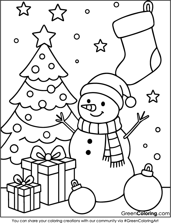 Christmas Coloring Sheets