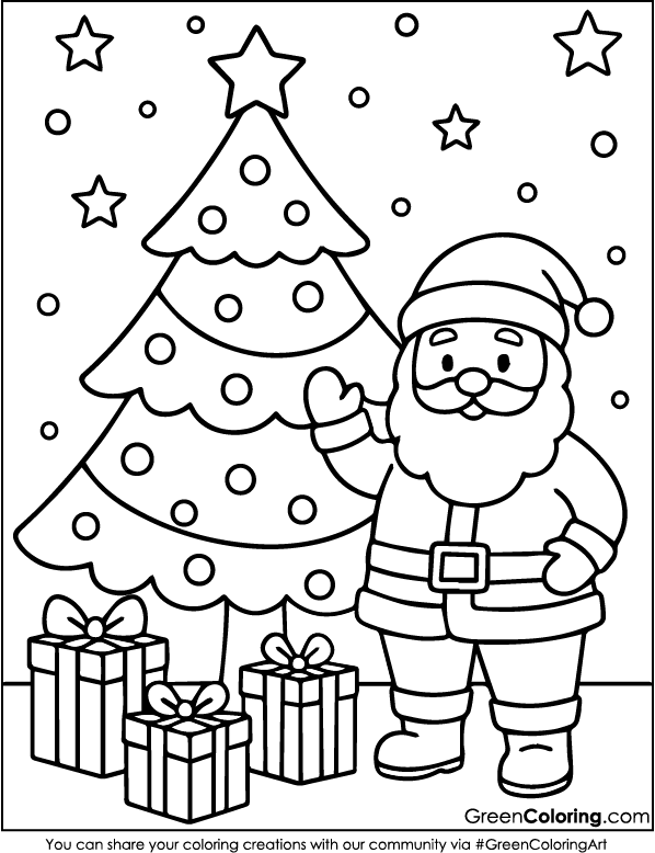 Christmas Coloring Sheet
