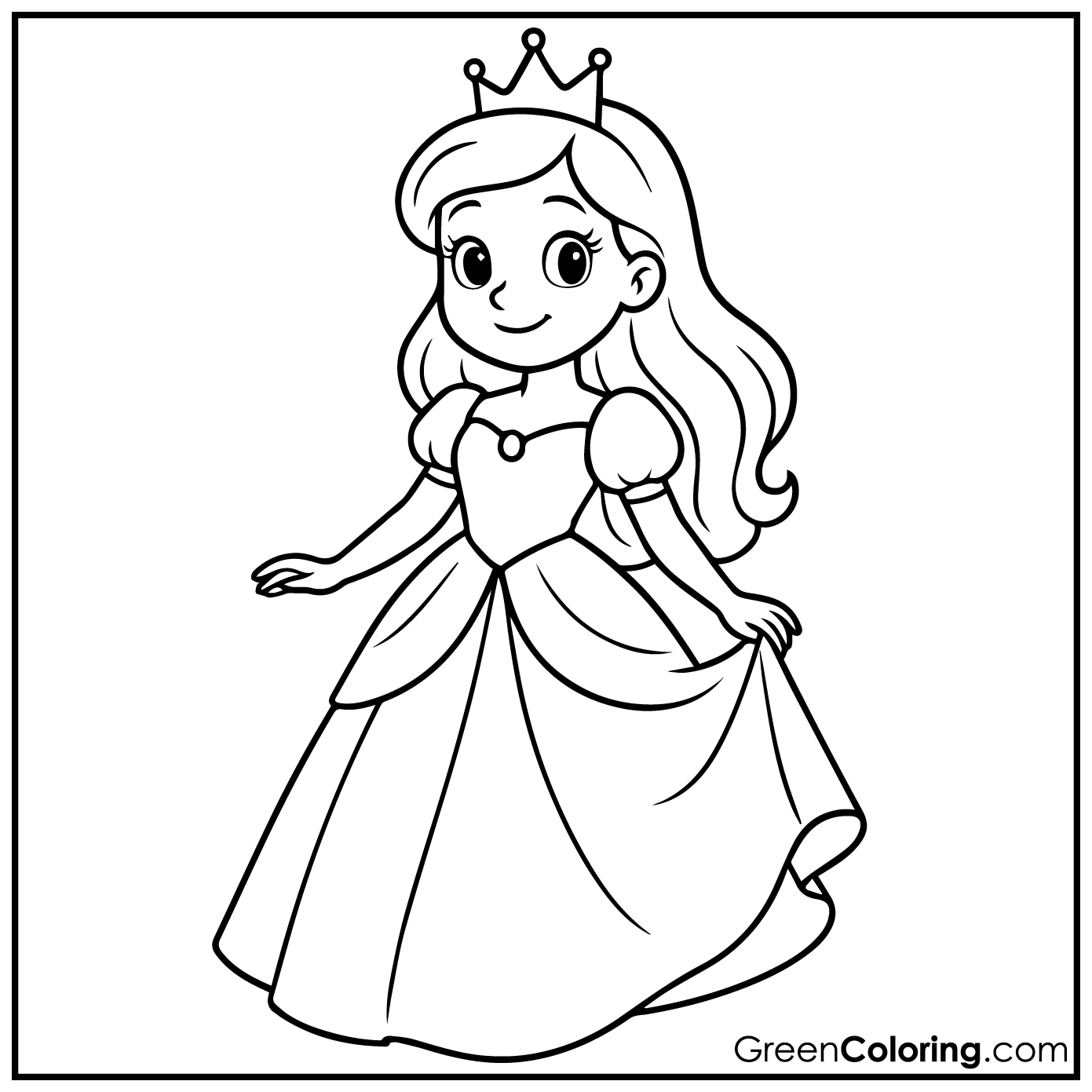 53 Princess Coloring Pages (Download Free Printable PDF)