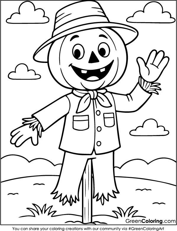 Halloween Coloring Page