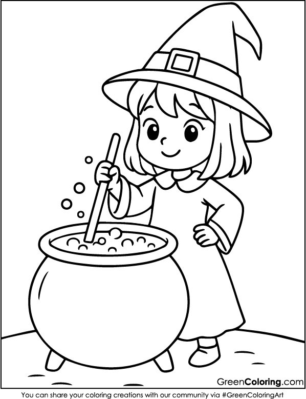 Halloween Coloring Page