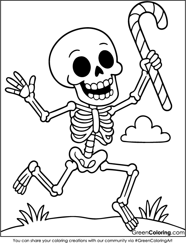 Halloween Coloring Sheet