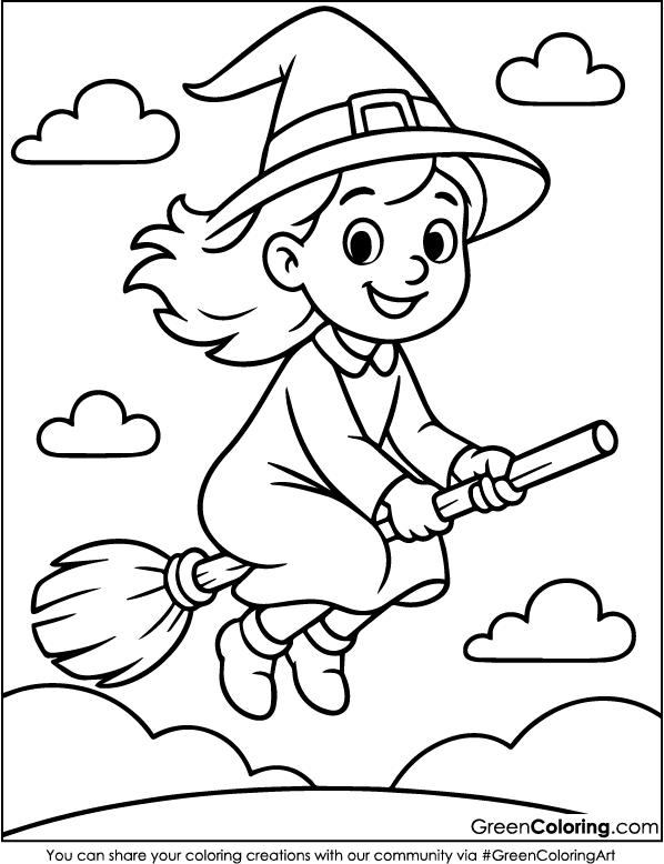 Download Free Printable Halloween Coloring Pages PDF