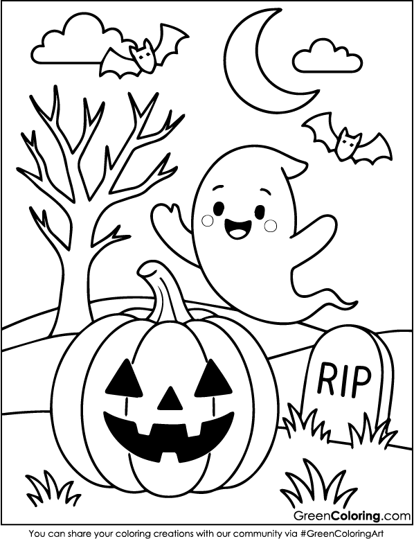 Free Halloween Coloring Pages
