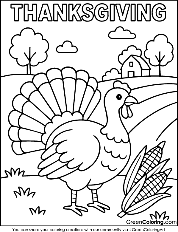 Thanksgiving Coloring Pages