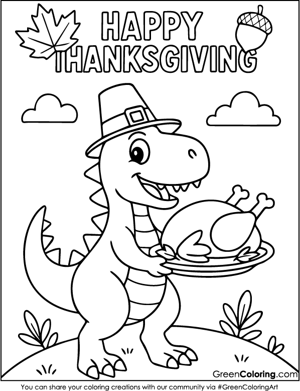 Thanksgiving Coloring Pages