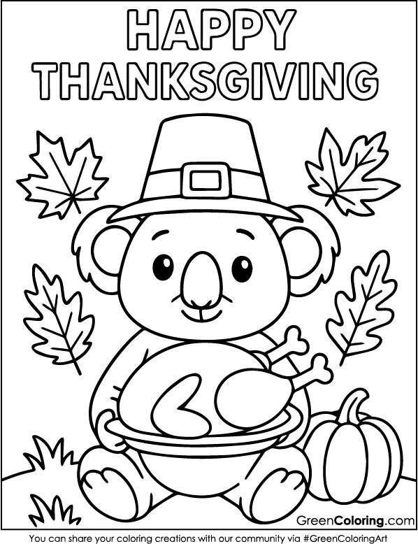 Thanksgiving Coloring Pages