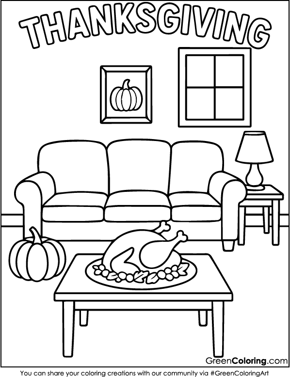 Thanksgiving Coloring Pages