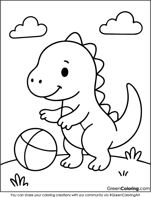 Easy Animals Coloring Pages Printable PDF