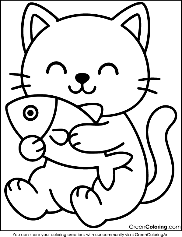 Simple Animal Coloring Pages for Kids PDF Printable