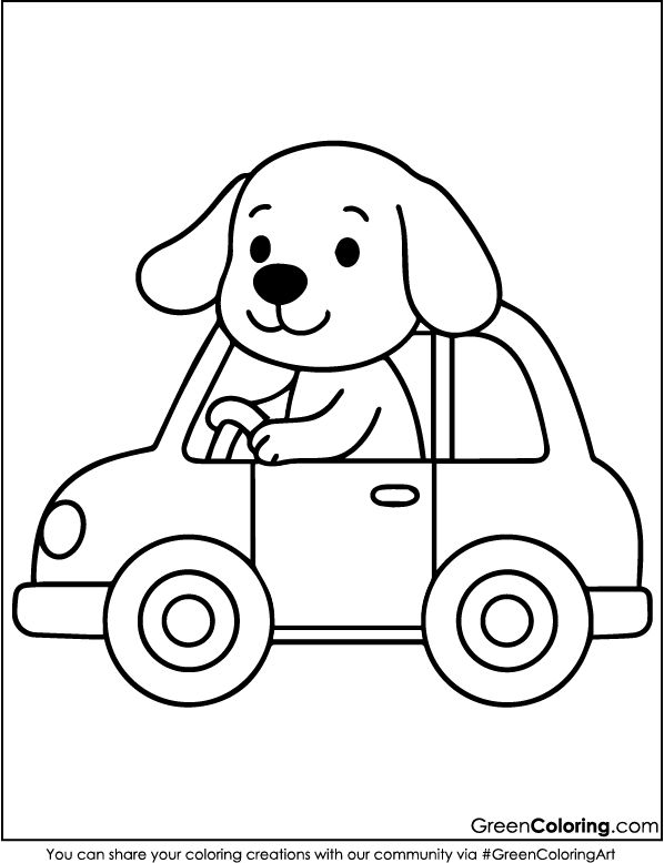 Free Car Coloring Pages PDF Printable