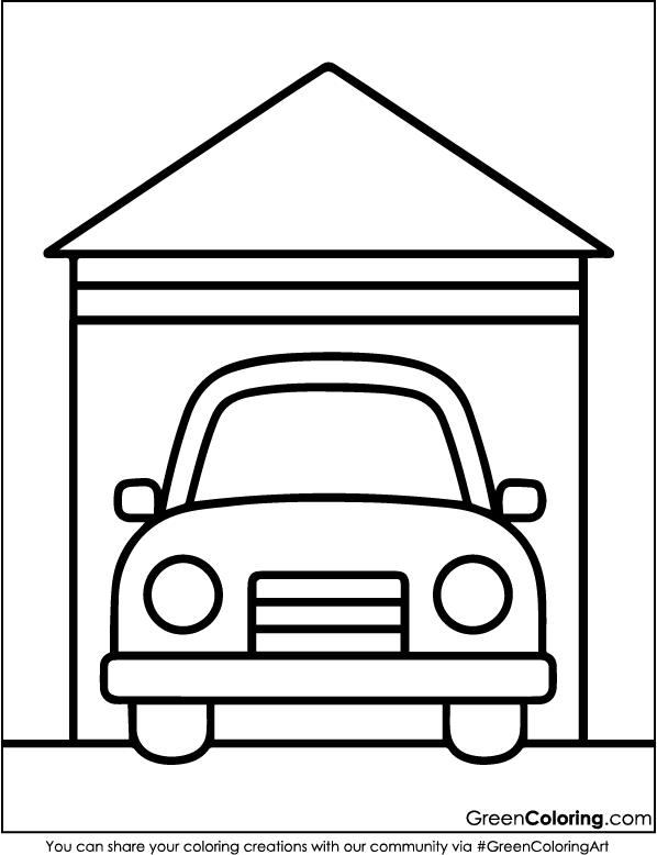 Download Free Car Coloring Pages for Kids PDF