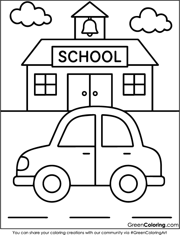Car Coloring Pages PDF Printable