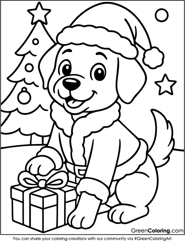 Christmas coloring pages printable pdf free download