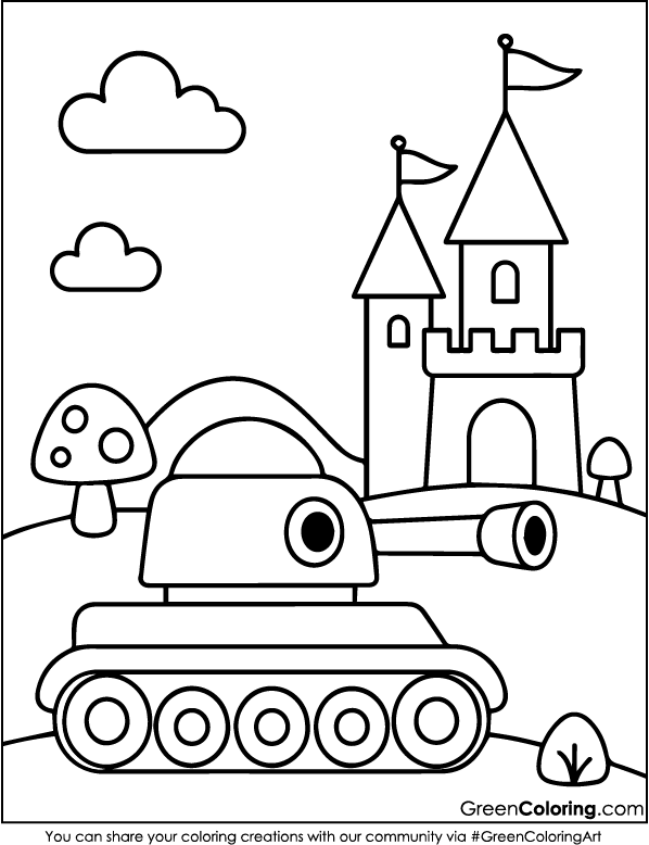 Tank Coloring Pages