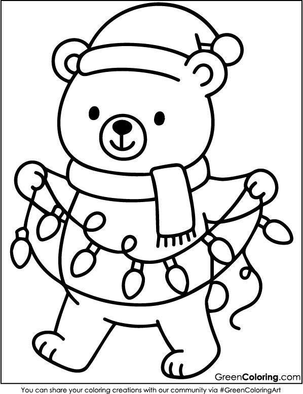 Bear Coloring Pages for Kids
