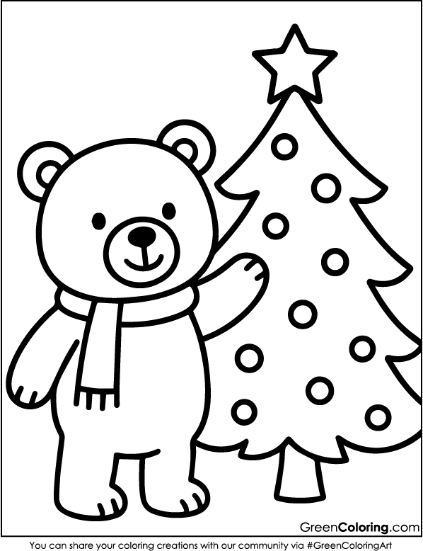Bear Coloring Pages for Kids