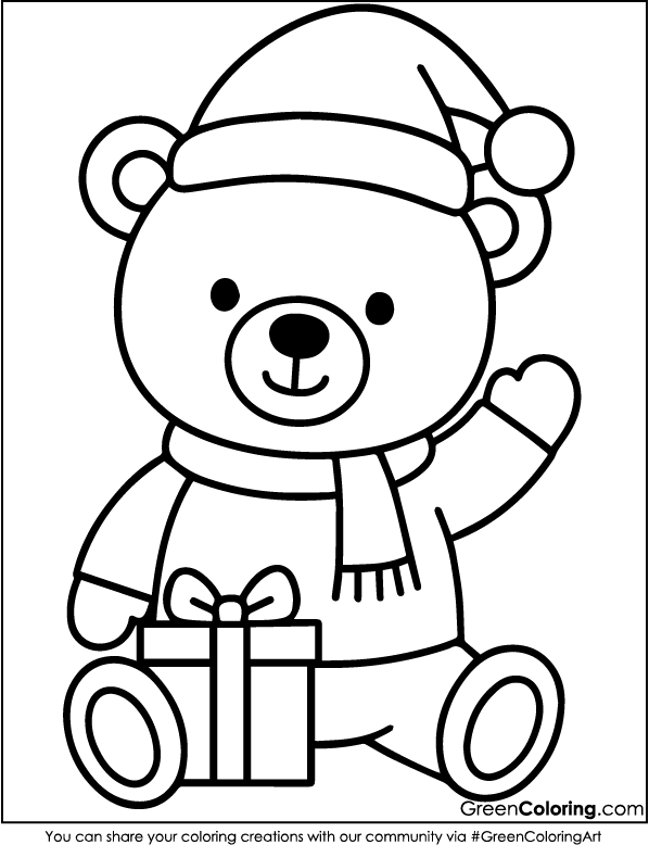Free Bear Coloring Sheets for Kids