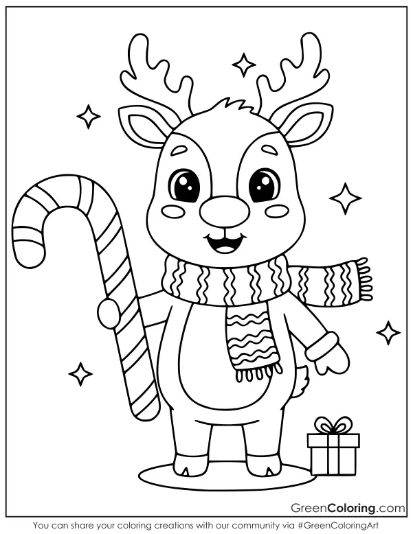 Deer Coloring Pages for Kids