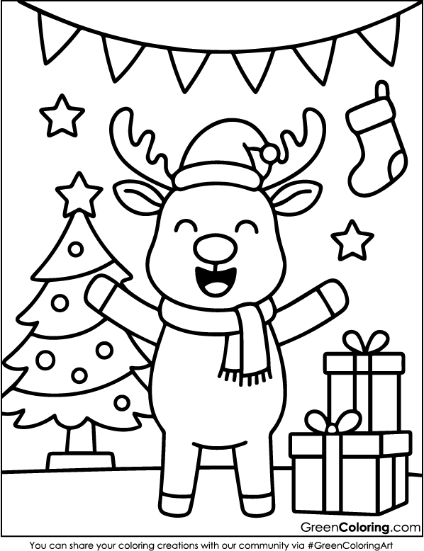 Deer Coloring Pages