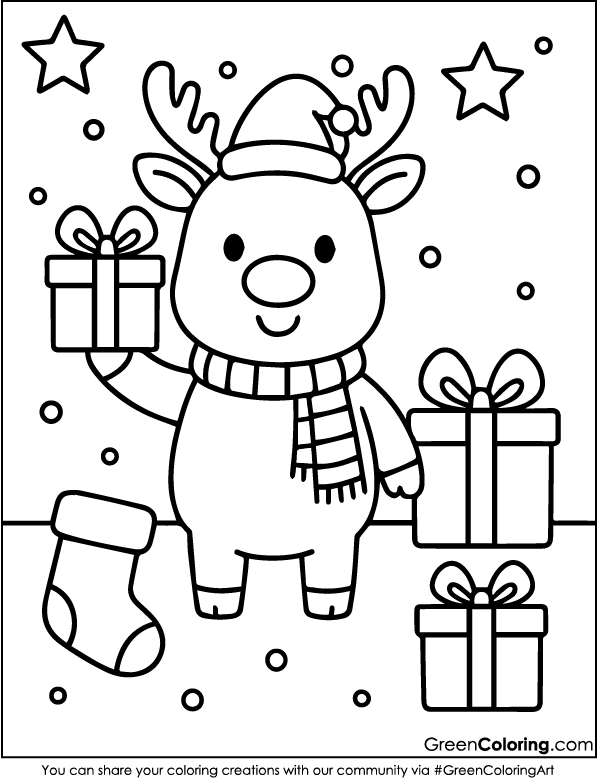 Deer Coloring Pages