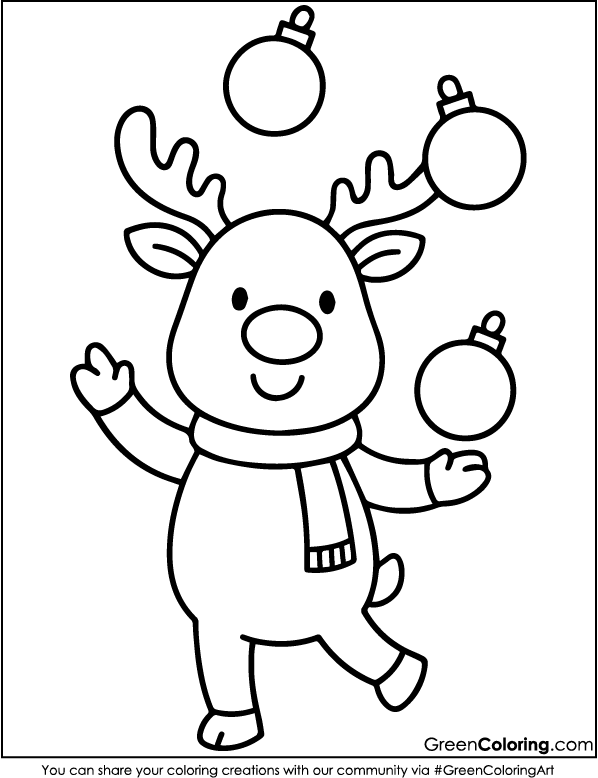 Printable Deer Coloring Pages for Kids