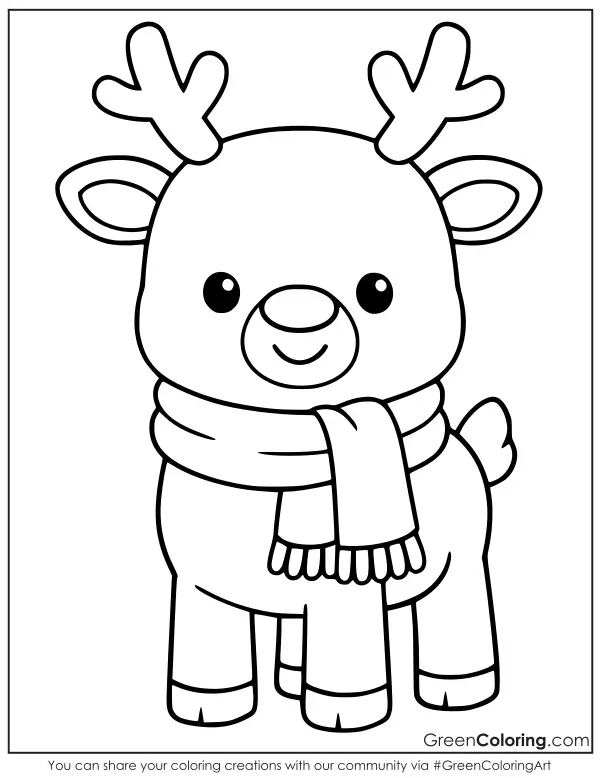 Deer Coloring Sheets for Kids Free Printable