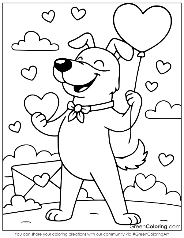 Printable Dog Coloring Pages for Kids