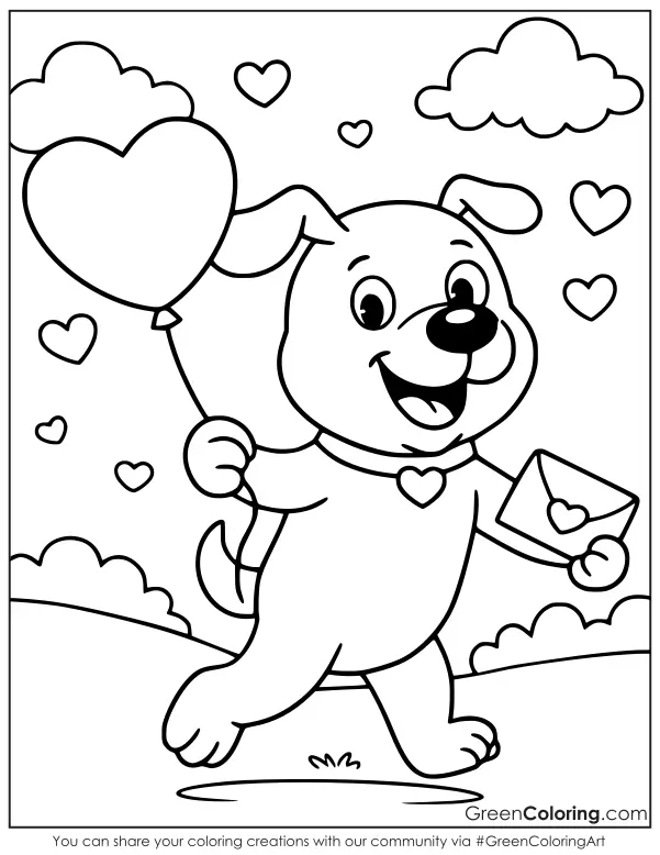Dog Coloring Pages for Kids