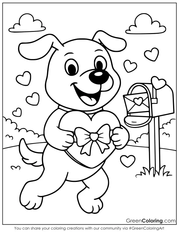 Dog Coloring Pages for Kids