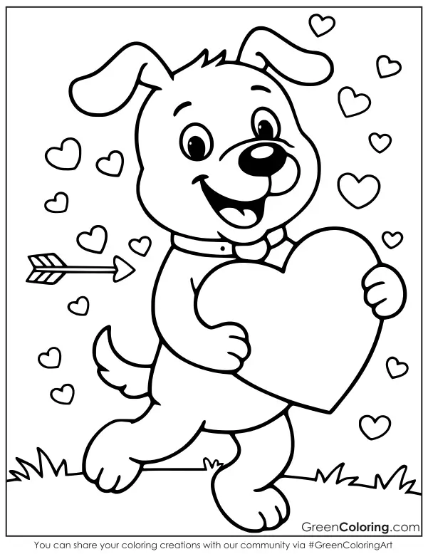 Printable Dog Coloring Pages for Kids