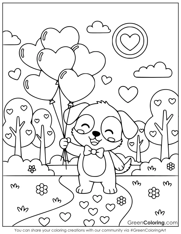 Valentines Day Coloring Pages for Kids