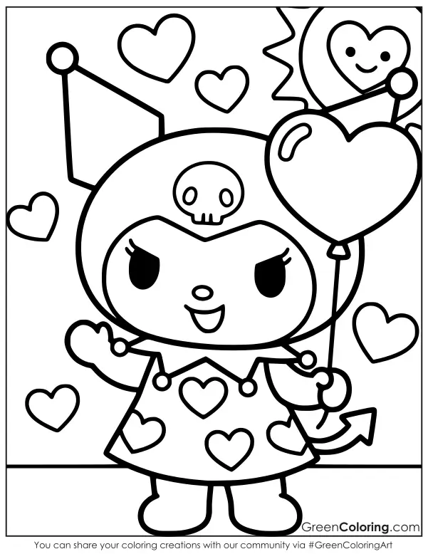 Printable Valentines Day Coloring Pages for Kids PDF