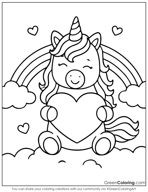 Free Valentine's Coloring Pages for Kids PDF