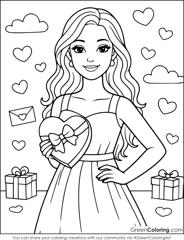 Barbie Coloring Pages