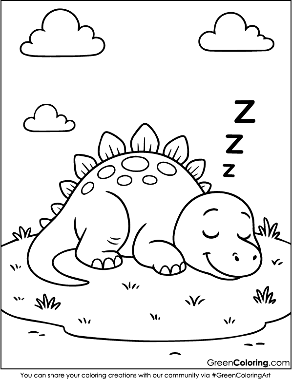 dinosaur coloring pages printable