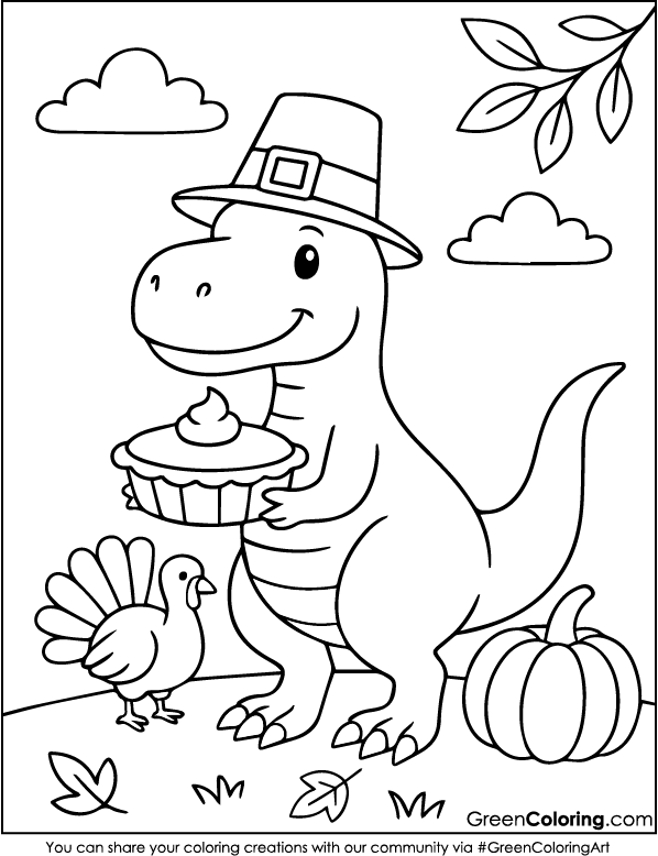 Dinosaur Coloring Pages Free