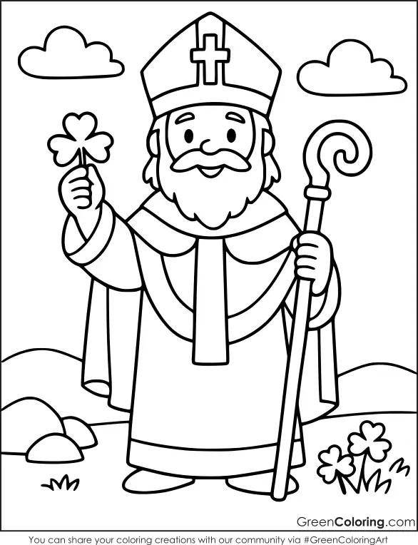 St. Patrick's Day Coloring Page