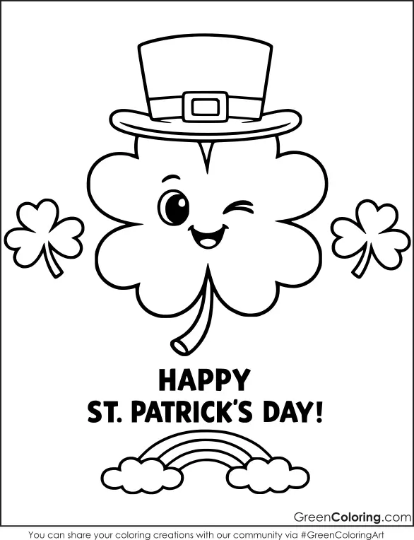 Free St. Patrick's Day Coloring Pages for Kids