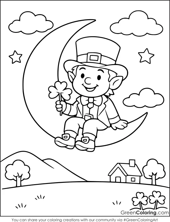 st patrick's day coloring sheets