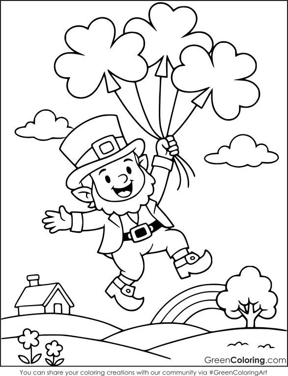 St Patrick's Day Coloring Pages Free Printable